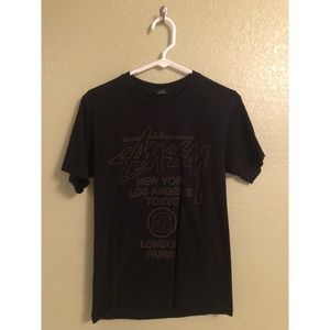 Black “Stussy” T-Shirt